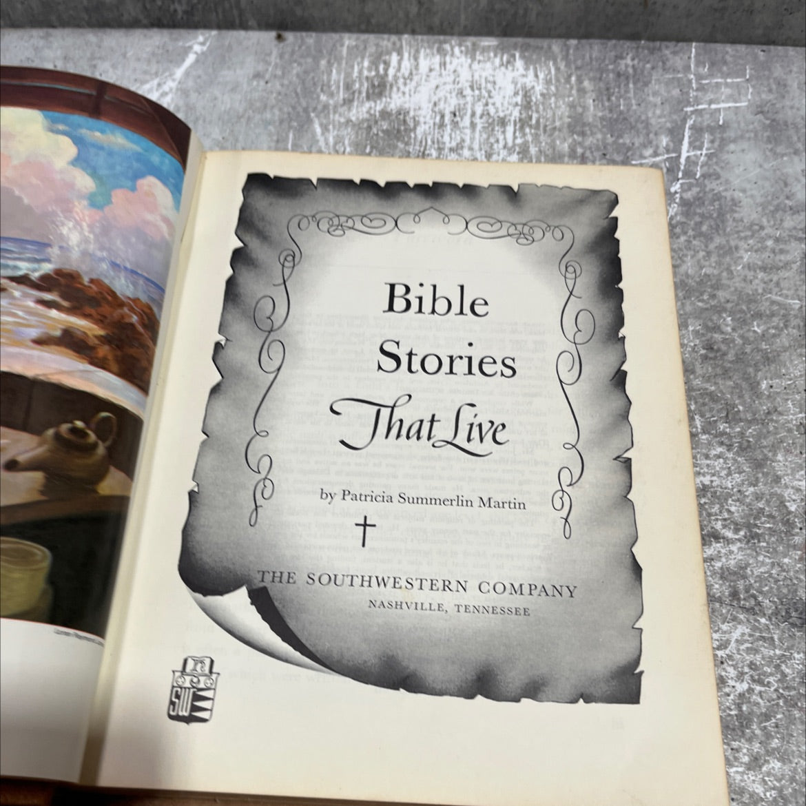 bible stories that live book, by Patricia Summerlin Martin, 1966 Hardcover image 2