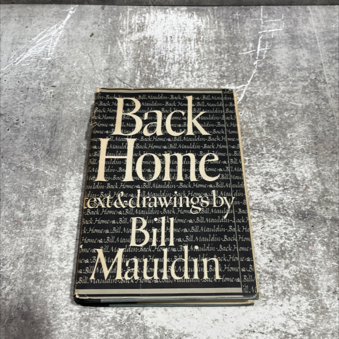 bill mauldin back home book, by bill mauldin, 1947 Hardcover image 1