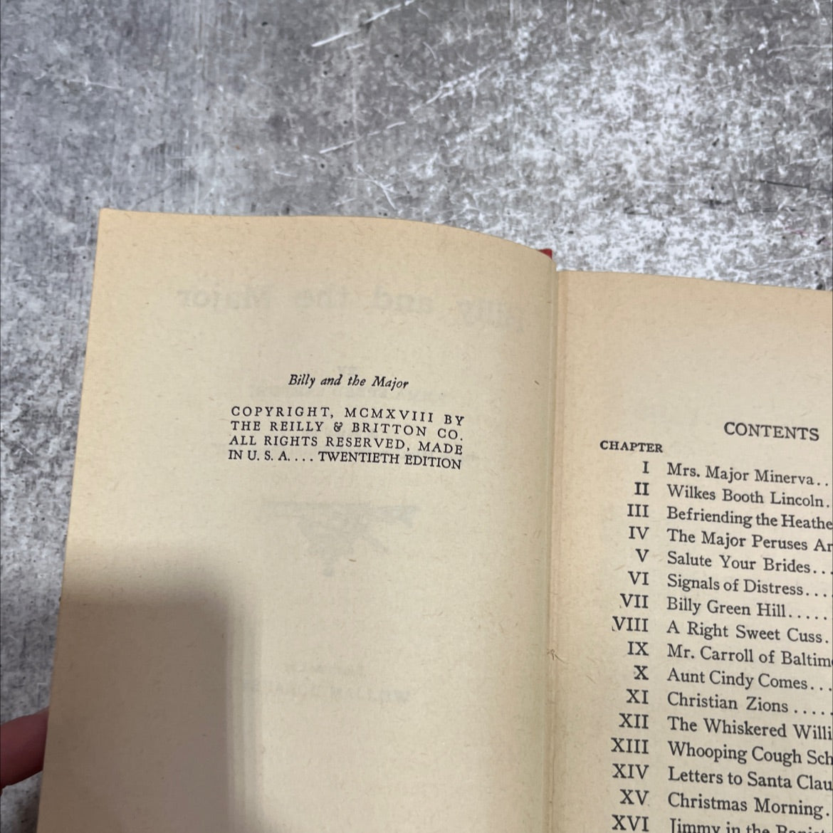 billy and the major book, by emma speed sampson, 1918 Hardcover image 3