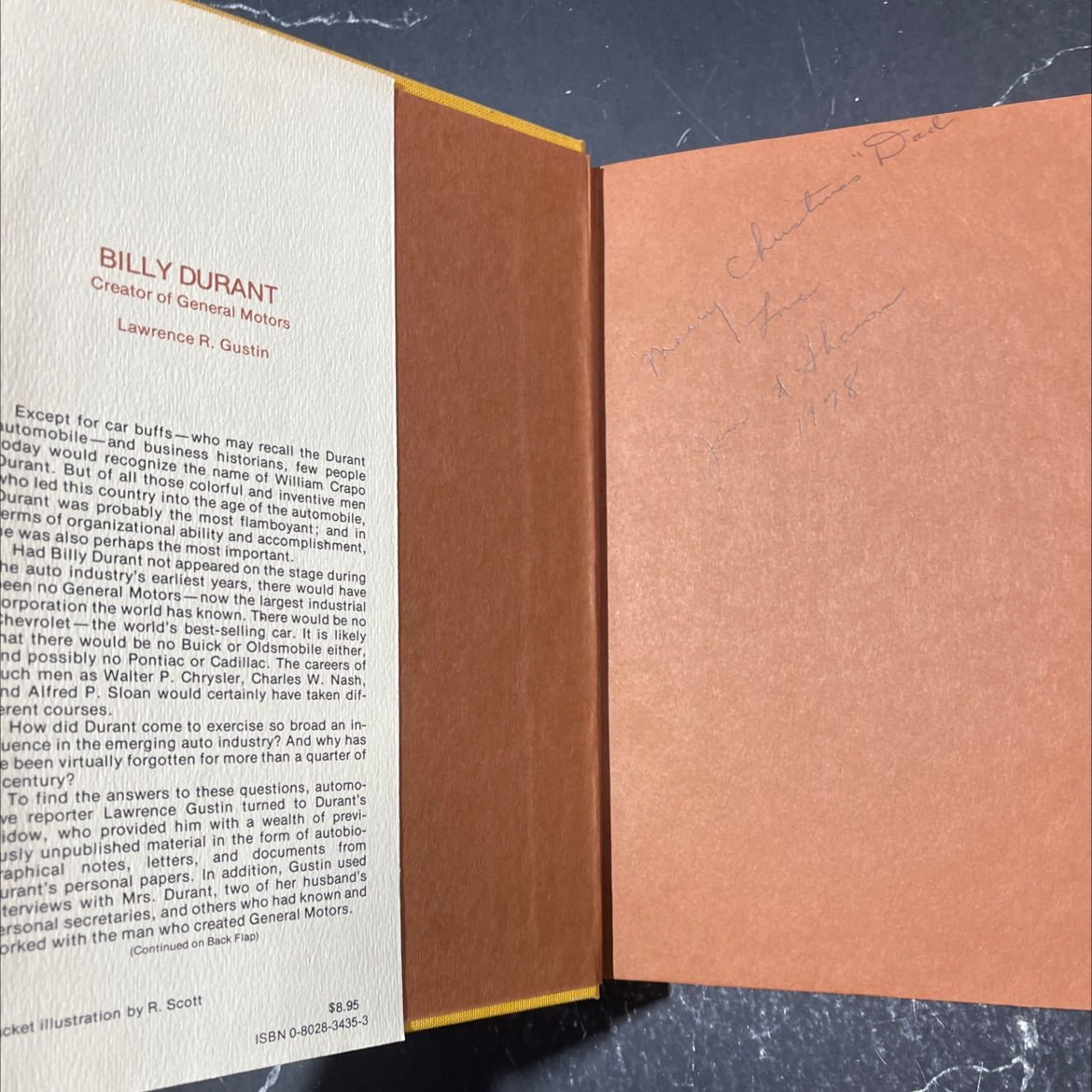 billy durant: creator of general motors book, by lawrence r. gustin, 1973 Hardcover image 4