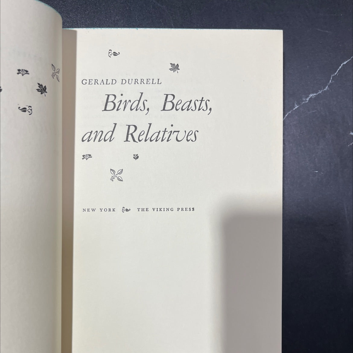 birds, beasts, and relatives book, by Gerald Durrell, 1969 Hardcover image 2