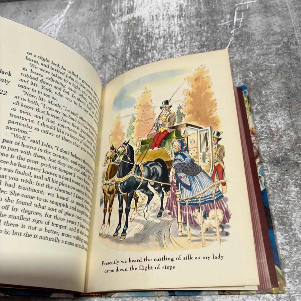 black beauty the autobiography of a horse book, by anna sewell, 1945 Hardcover image 4