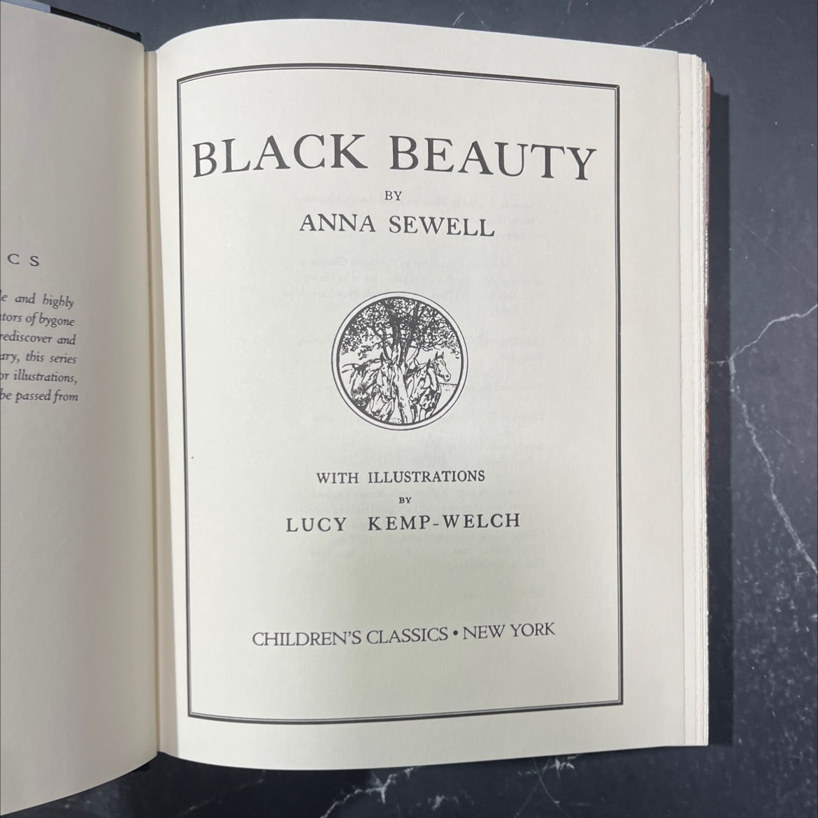 black beauty book, by anna sewell, 1986 Hardcover image 2