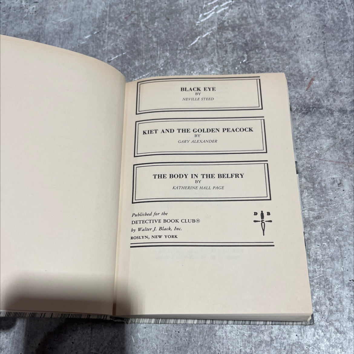 black eye book, by neville steed, 1989 Hardcover image 2