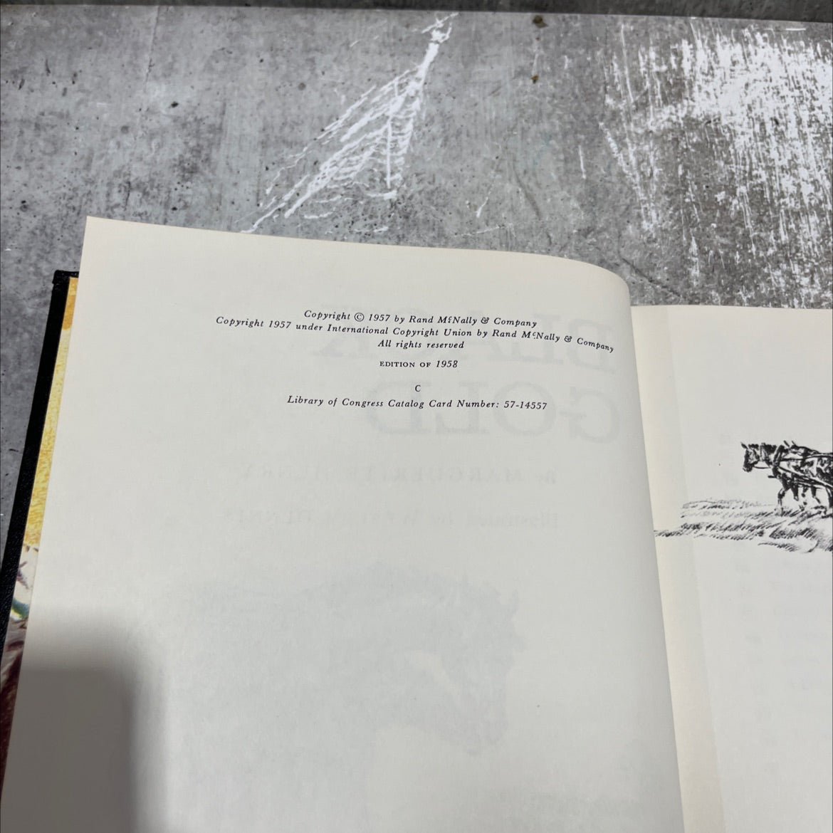 black gold book, by marguerite henry, 1958 Hardcover image 3
