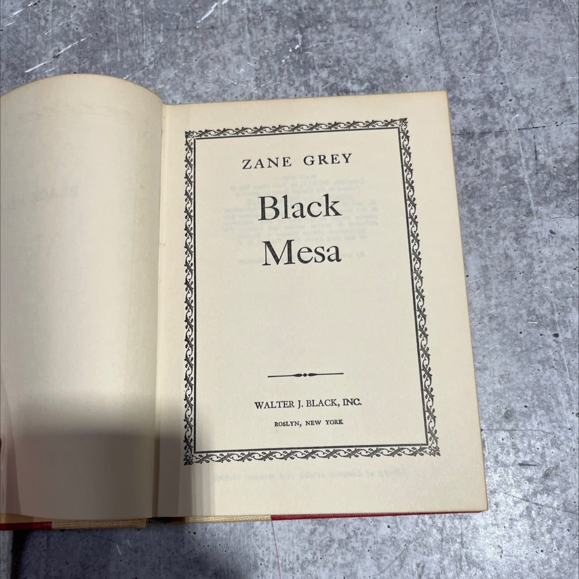 black mesa book, by zane grey, 1955 Hardcover image 2
