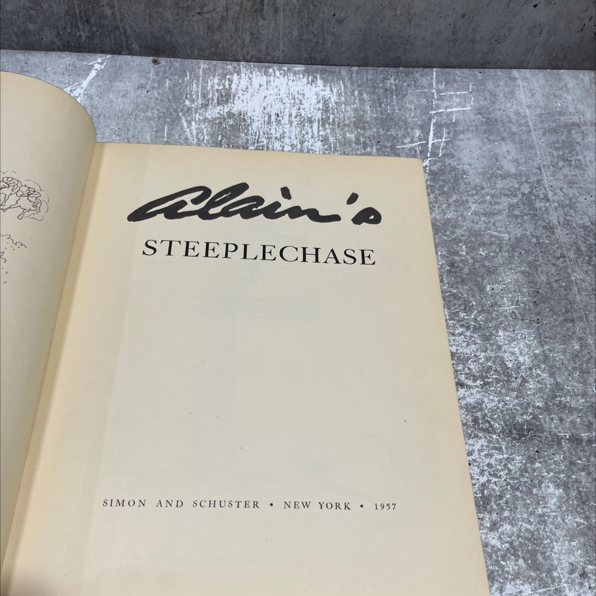 blain's steeplechase book, by unknown, 1957 Hardcover image 2