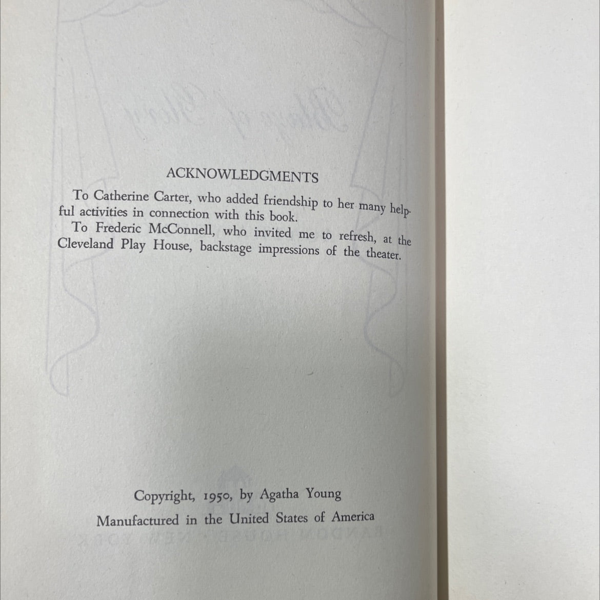blaze of glory book, by agatha young, 1950 Hardcover image 3