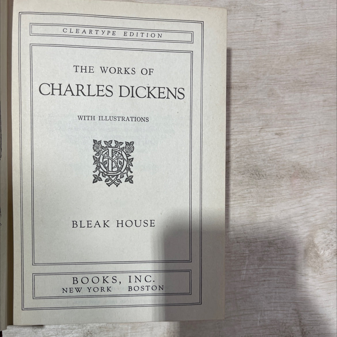 bleak house book, by charles dickens, 1868 Hardcover, Antique image 2