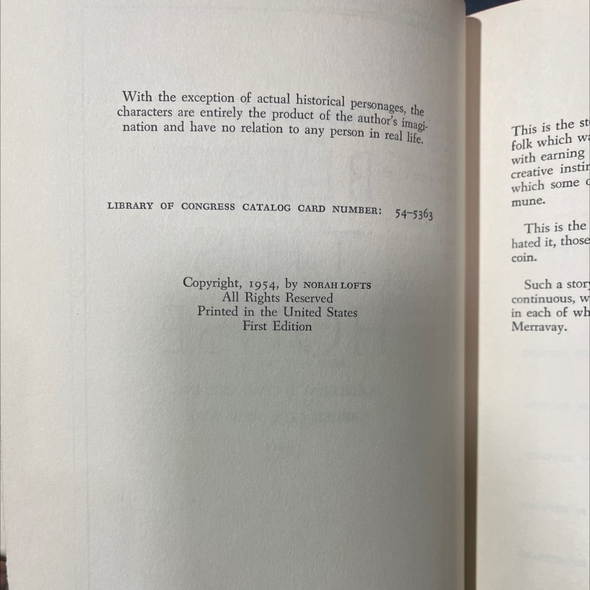 bless this house book, by norah lofts, 1954 Hardcover image 3