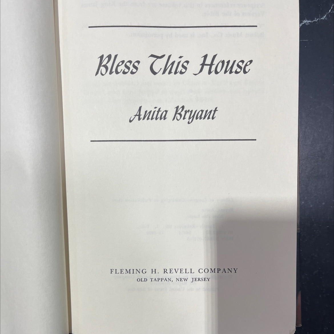 bless this house book, by anita bryant, 1972 Hardcover image 2