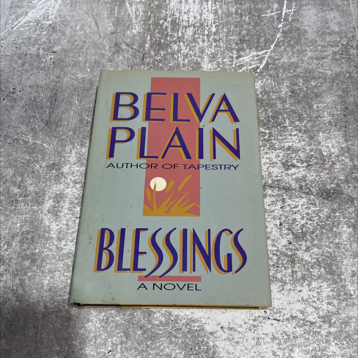 blessings book, by belva plain, 1989 Hardcover image 1