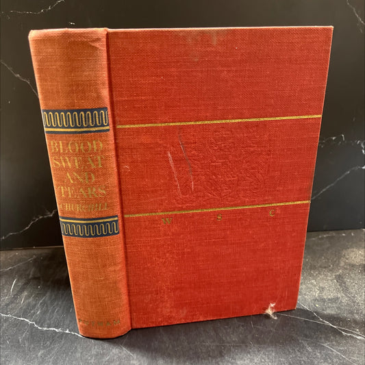 blood, sweat, and tears book, by winston s. churchill, 1941 Hardcover image 1