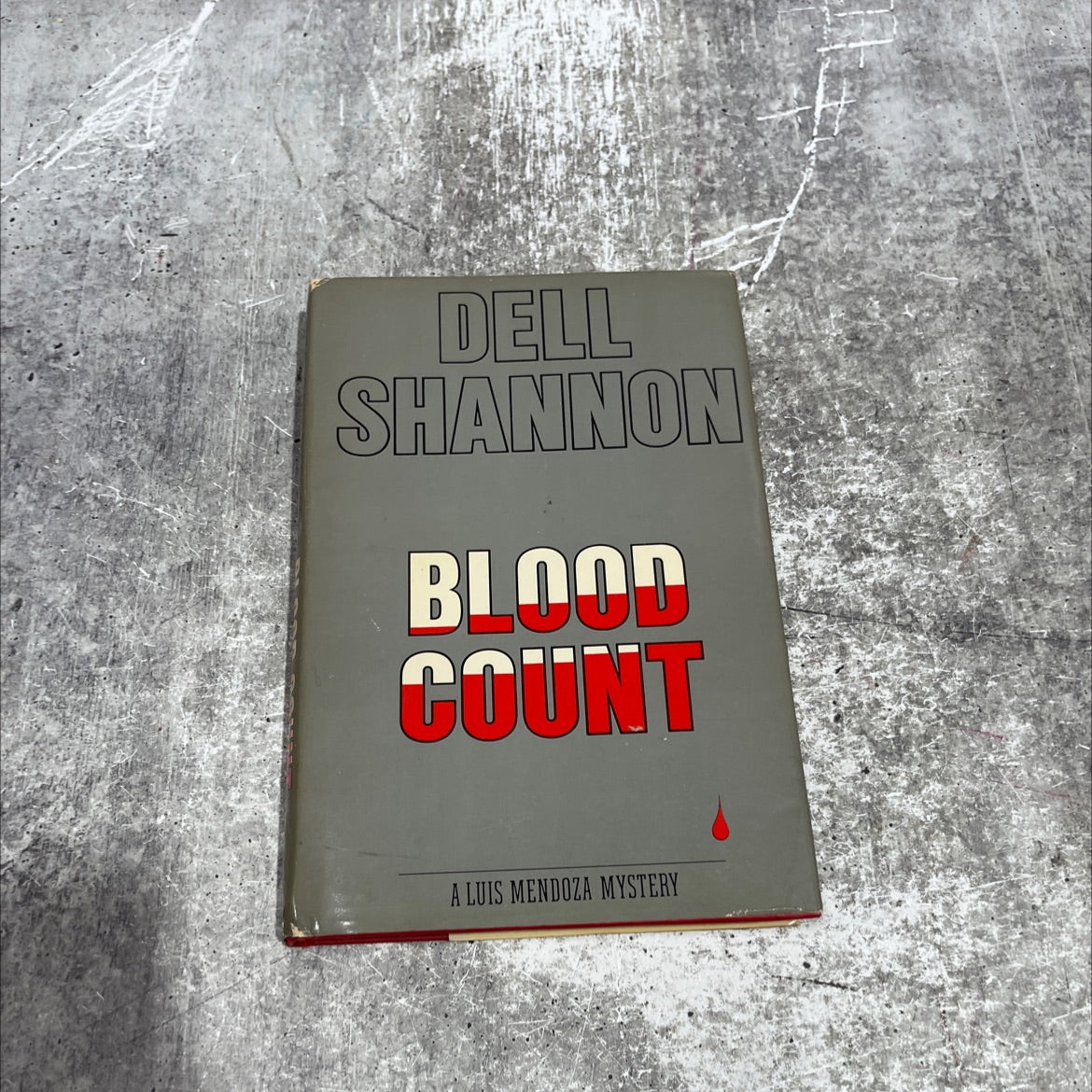 blood count book, by Elizabeth Linington, 1986 Hardcover image 1