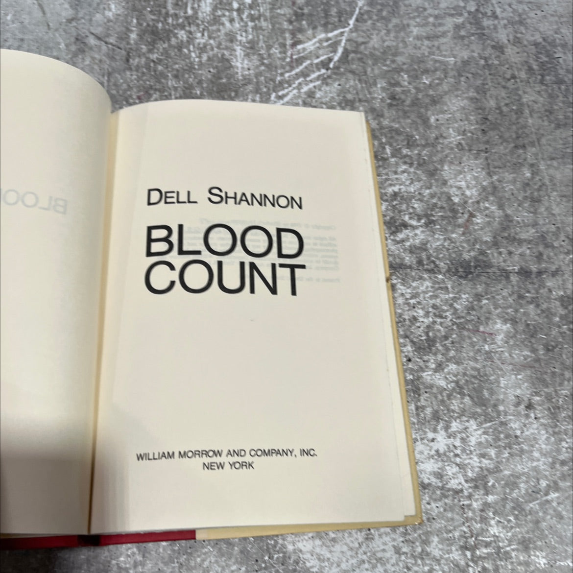 blood count book, by Elizabeth Linington, 1986 Hardcover image 2