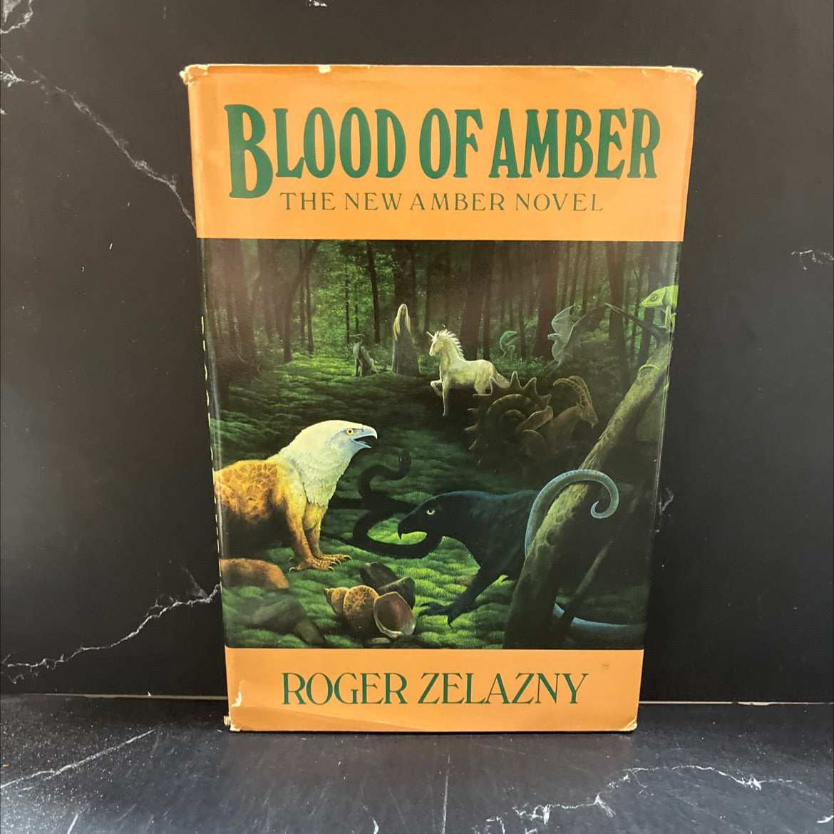blood of amber book, by roger zelazny, 1986 Hardcover image 1