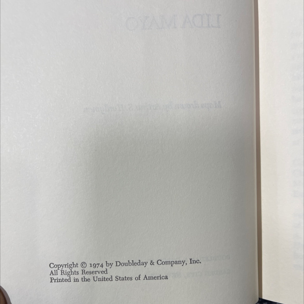 bloody buna book, by lida mayo, 1974 Hardcover image 3