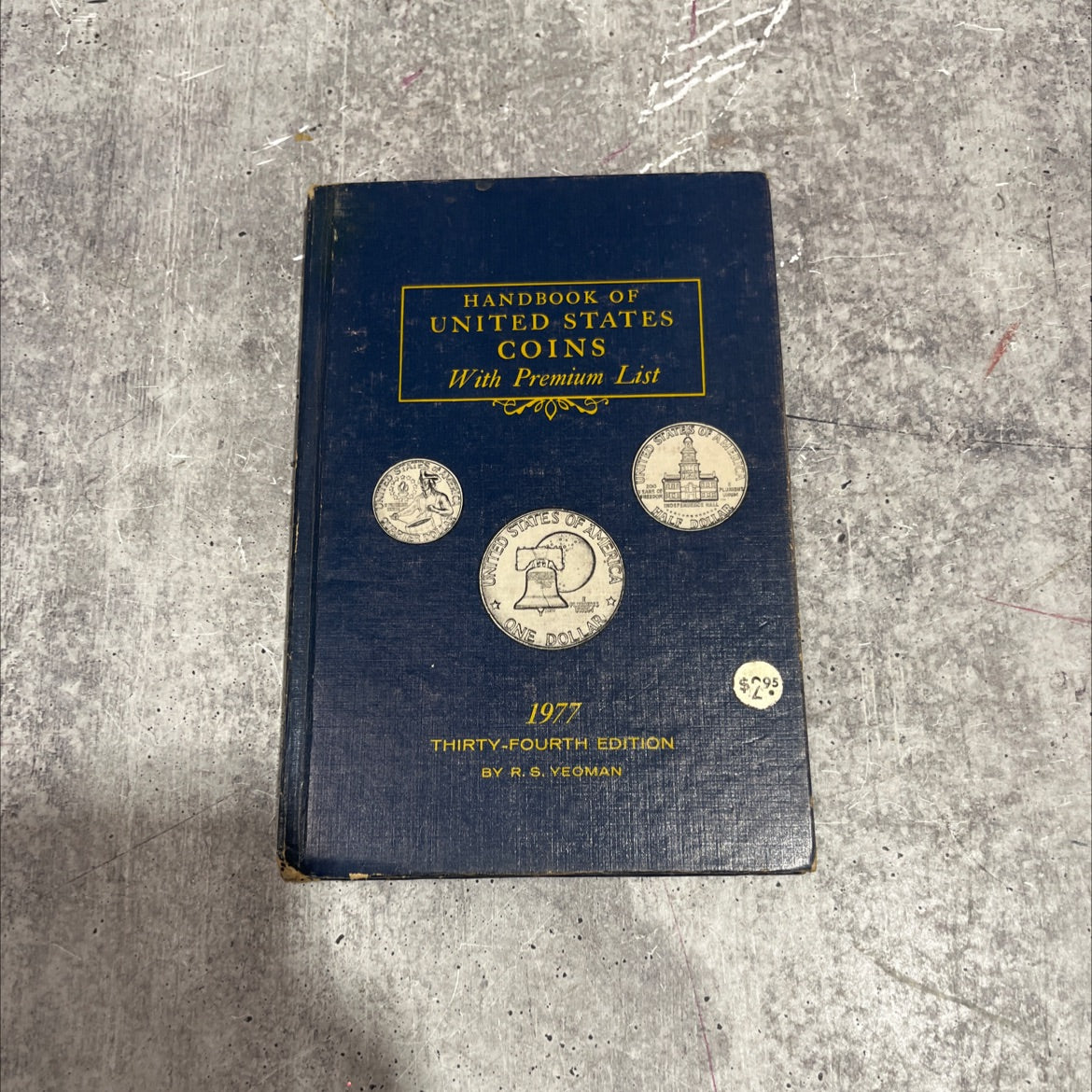 blue book of united states coins 1977 handbook of united states coins with premium list book, by r. s. yeoman, 1977 image 1