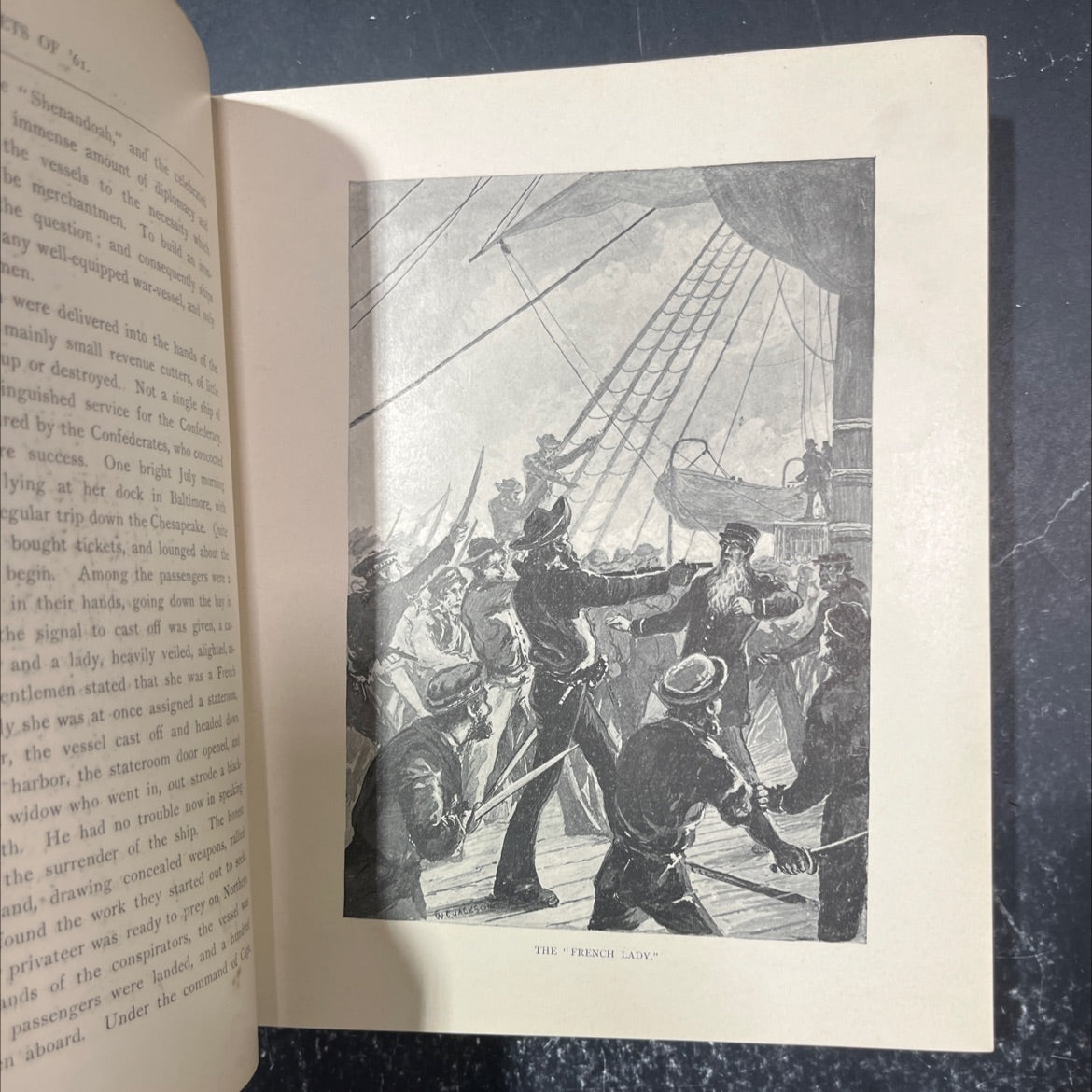 blue jackets of '61 a history of the navy in the war of secession book, by willis j. abbot, 1886 Hardcover image 4