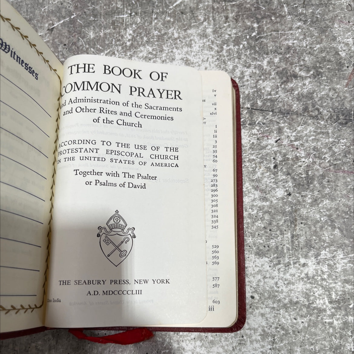 book of common prayer and administration of the sacraments and other rites and ceremonies of the church according to image 2