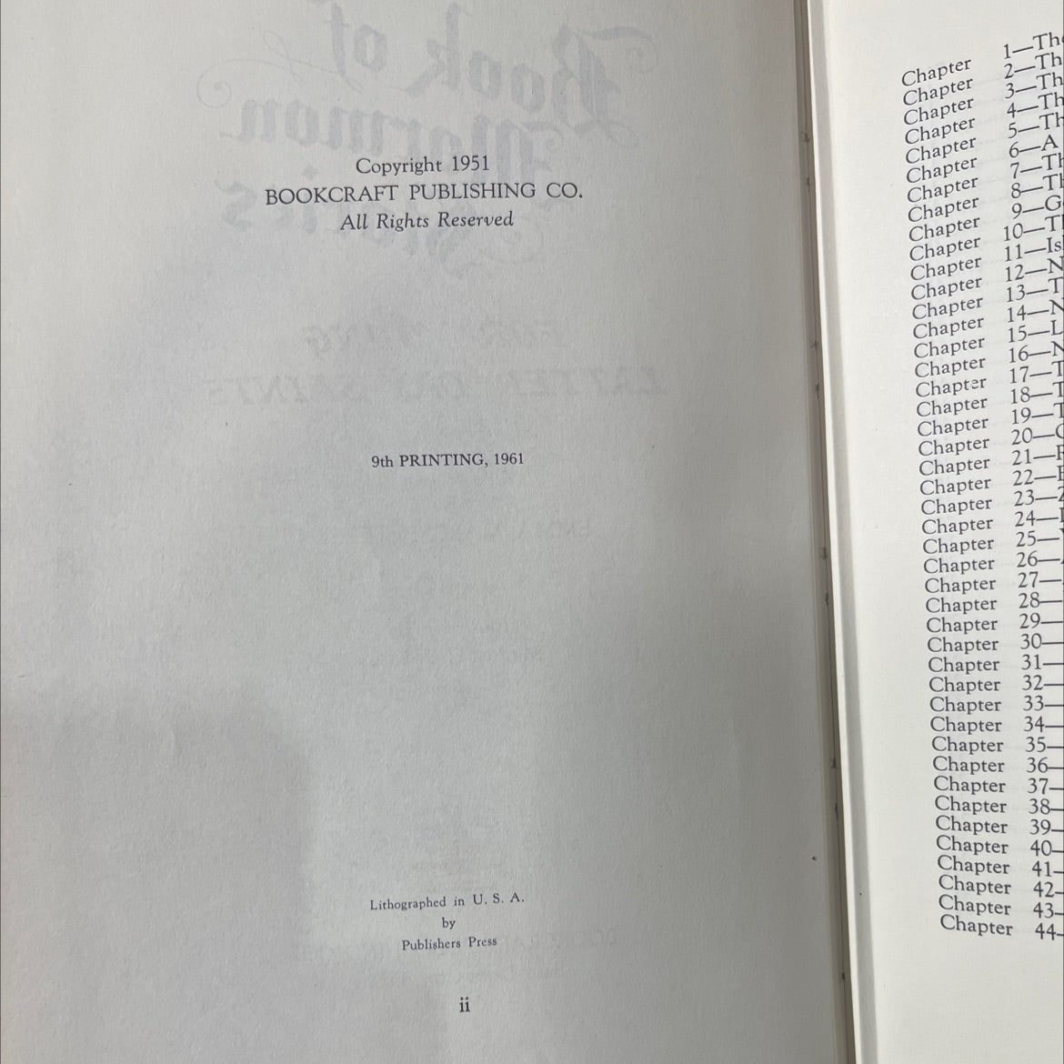 book of mormon stories for young latter-day saints book, by emma marr peterson, 1961 Hardcover image 3