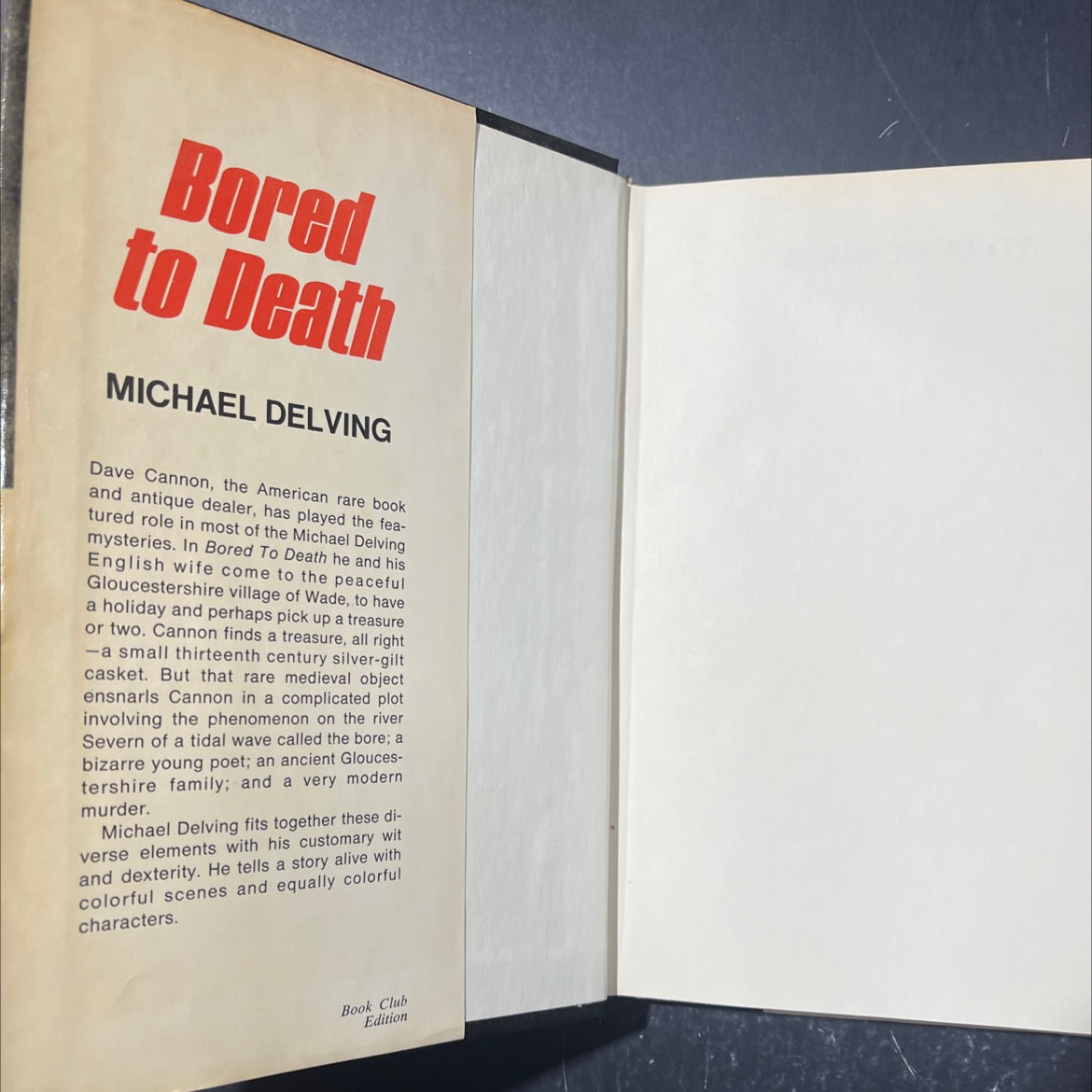 bored to death book, by Michael Delving, 1975 Hardcover image 4