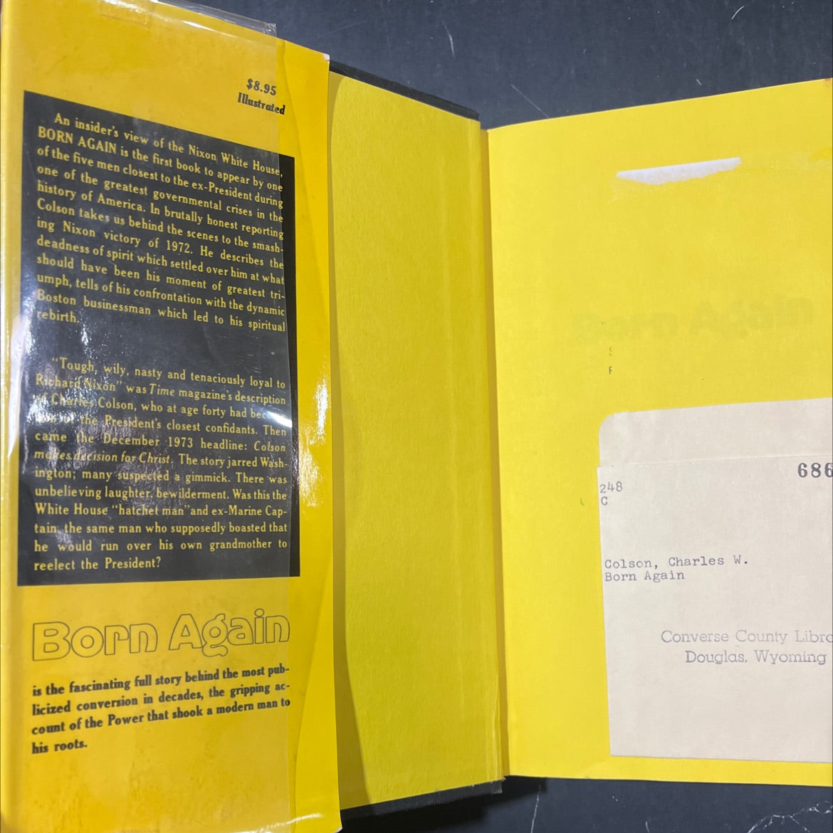 born again book, by Charles W. Colson, 1976 Hardcover image 4