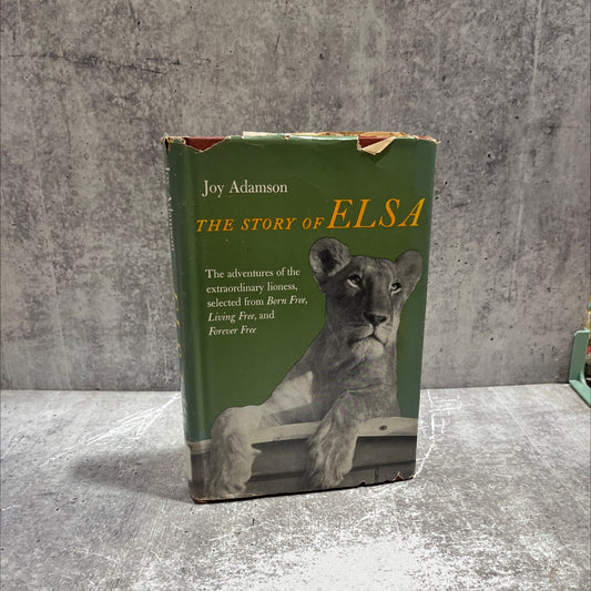 born free book, by joy adamson, 1966 Hardcover image 1