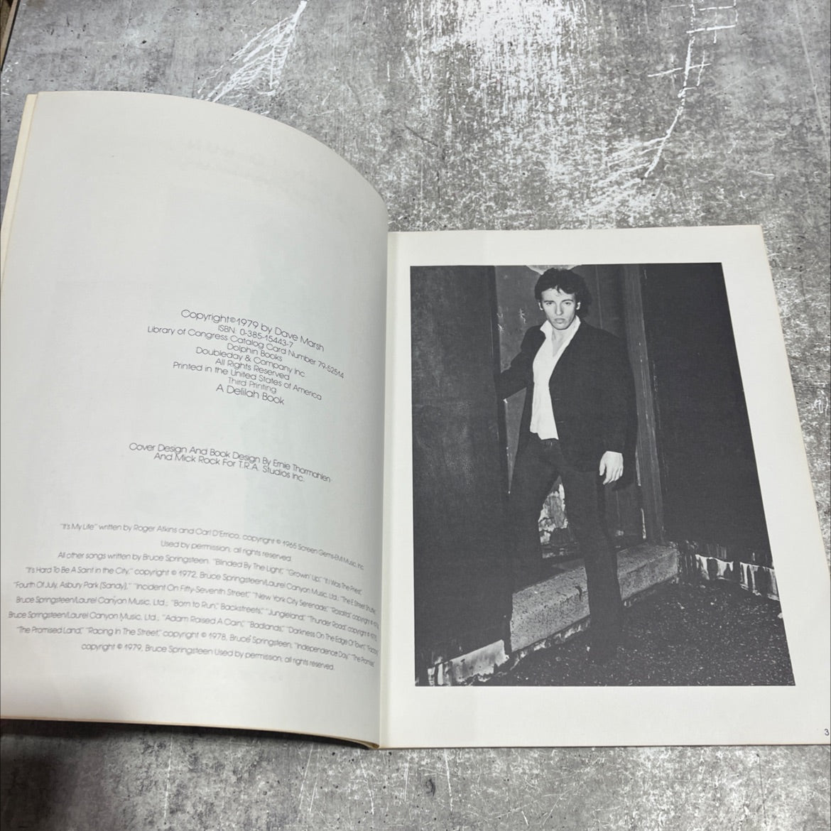 born to run book, by Dave Marsh, 1979 Paperback image 3