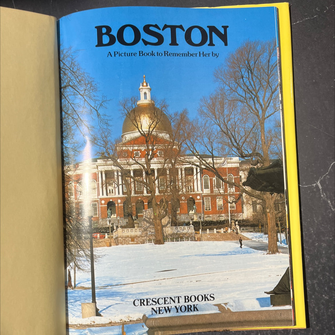 boston a picture book to remember her book, by unknown, 1987 Hardcover image 2