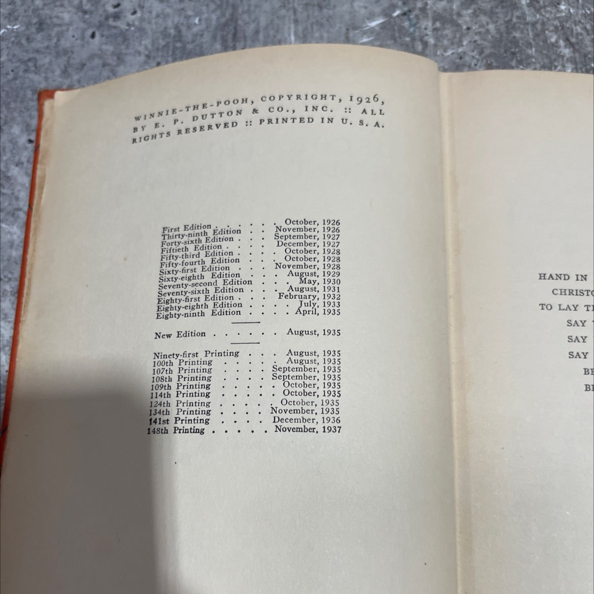 boys and girls in verse book, by A. A. Milne, 1926 Hardcover image 3