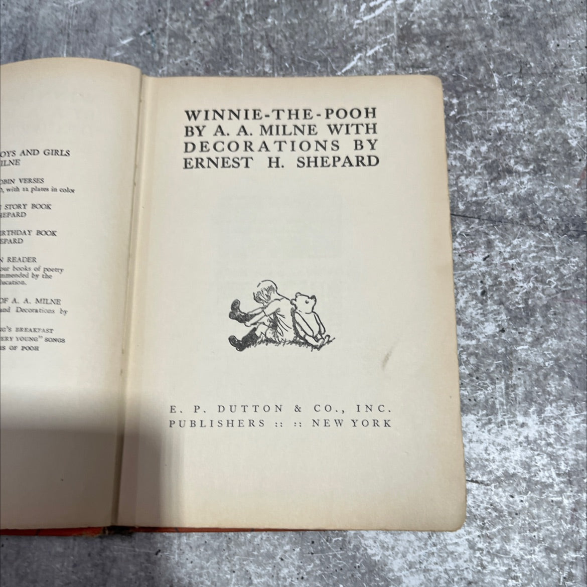 boys and girls in verse book, by A. A. Milne, 1926 Hardcover image 2