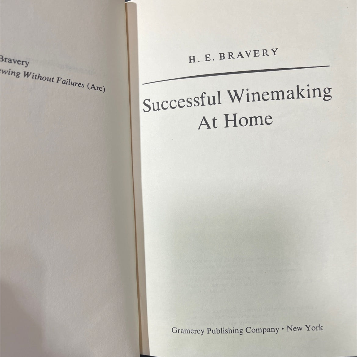 bravery wing without failures book, by H. E. Bravery, 1961 Hardcover image 2