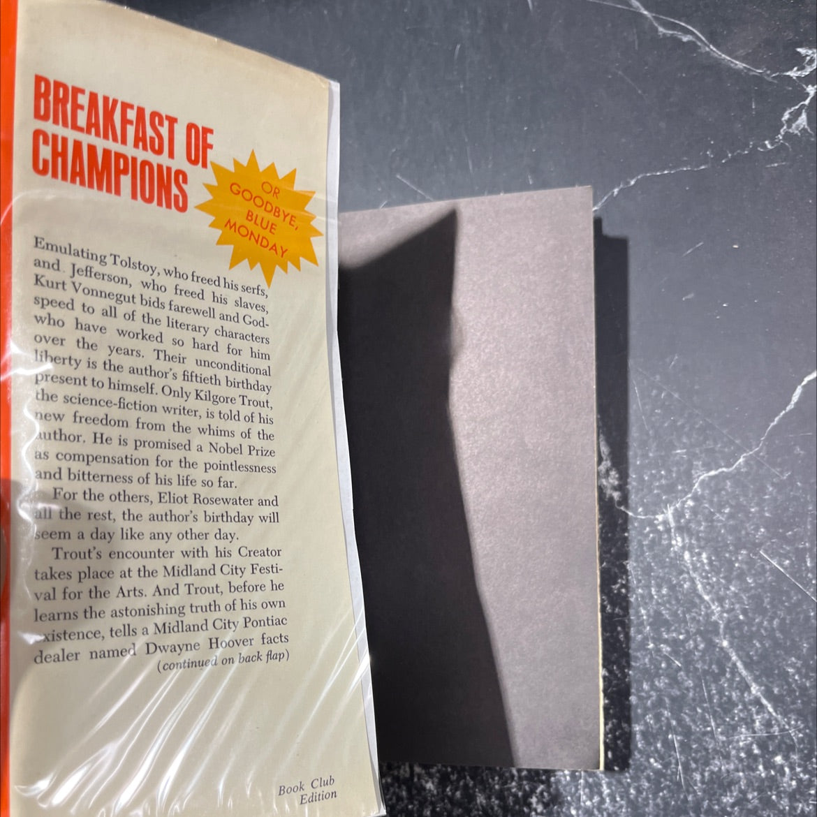 breakfast of champions book, by kurt vonnegut, jr., 1973 Hardcover image 4