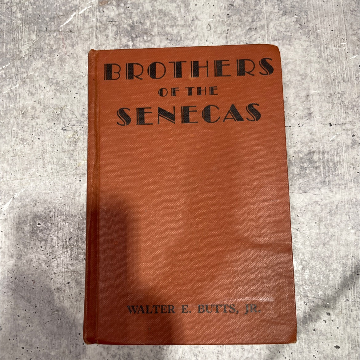 brothers of the senecas book, by walter e. butts, jr., 1935 Hardcover image 1