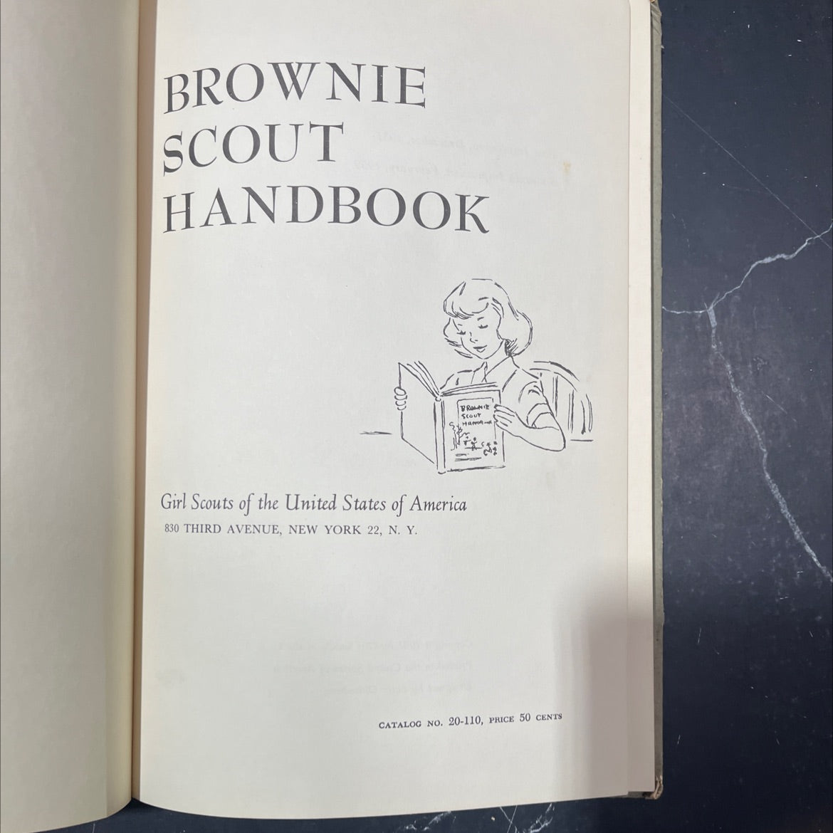 brownie scout handbook book, by girl scouts of the united states of america, 1959 Hardcover image 2