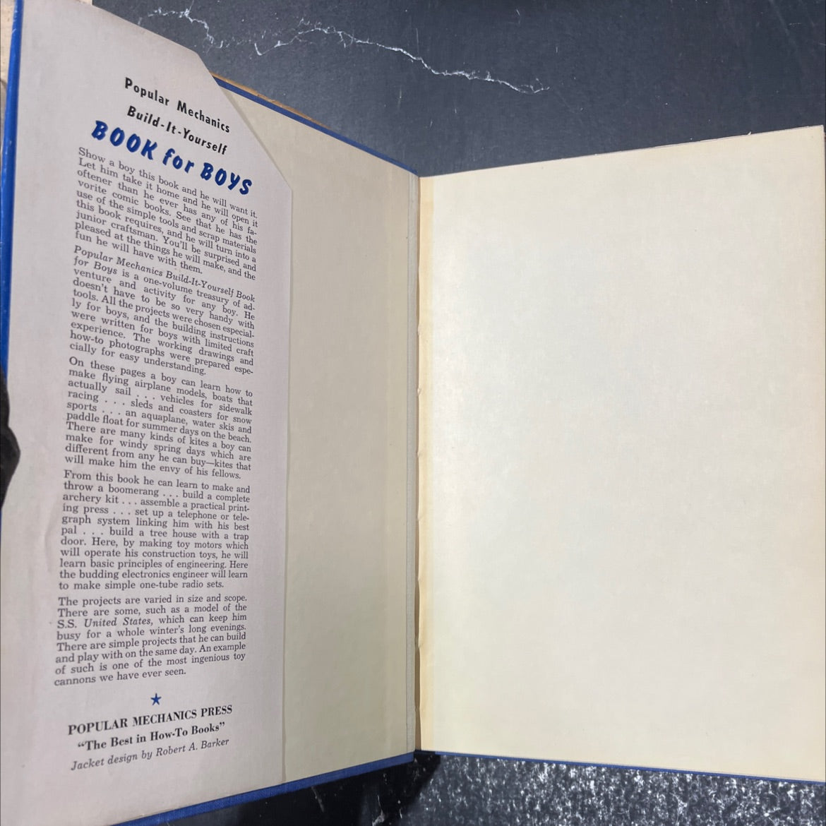 build-it-yourself book for boys book, by unknown, 1956 Hardcover image 4