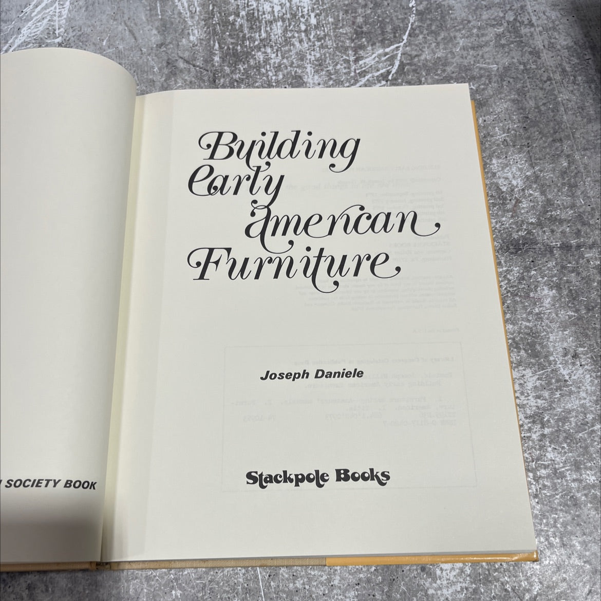 building early american furniture book, by joseph daniele, 1978 Hardcover image 2