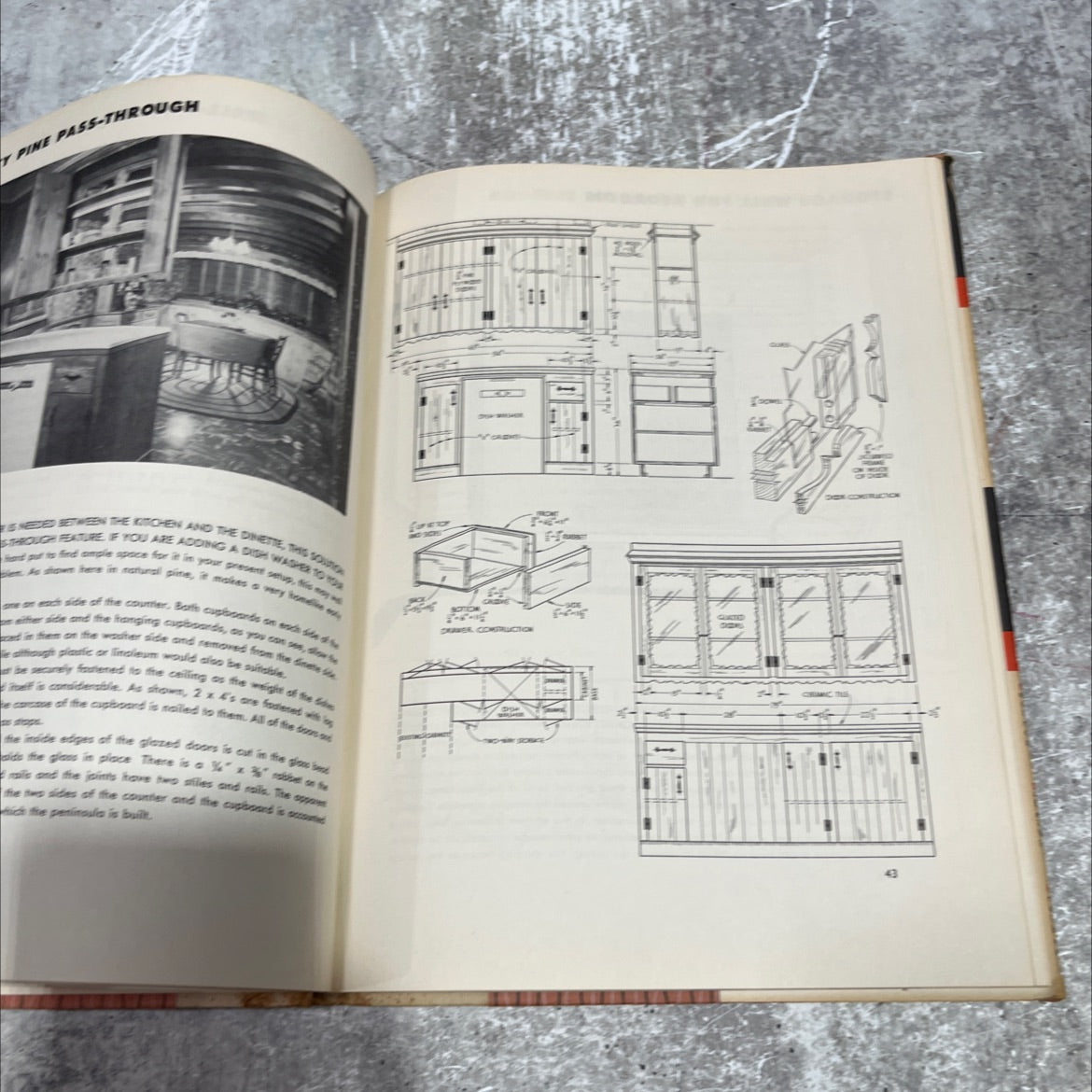 built-in cabinets and storage walls book, by unknown, 1956 Hardcover image 4