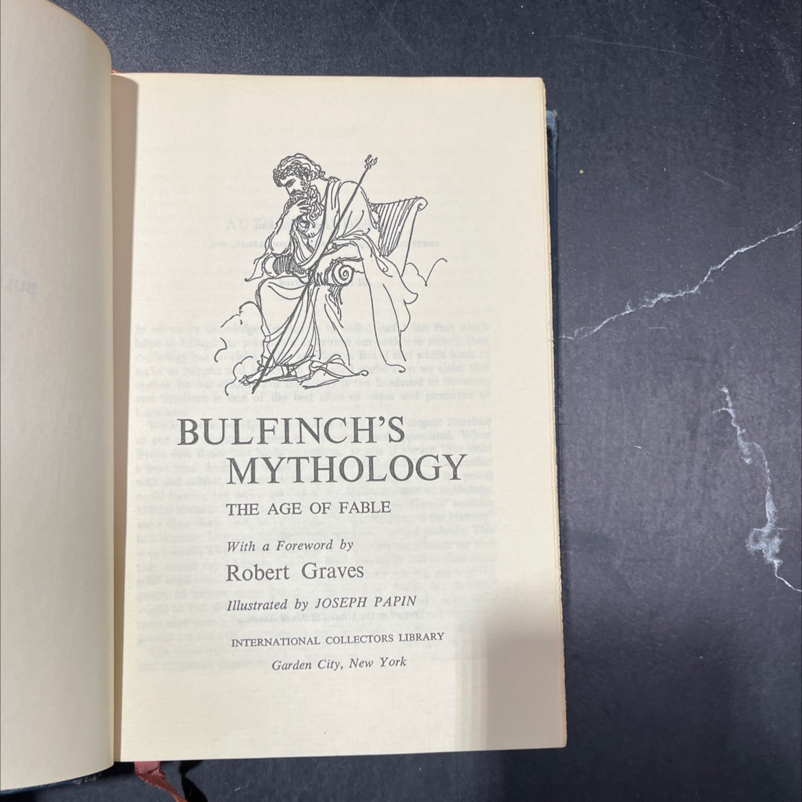 bulfinch's mythology the age of fable book, by thomas bulfinch, 1968 Hardcover image 2