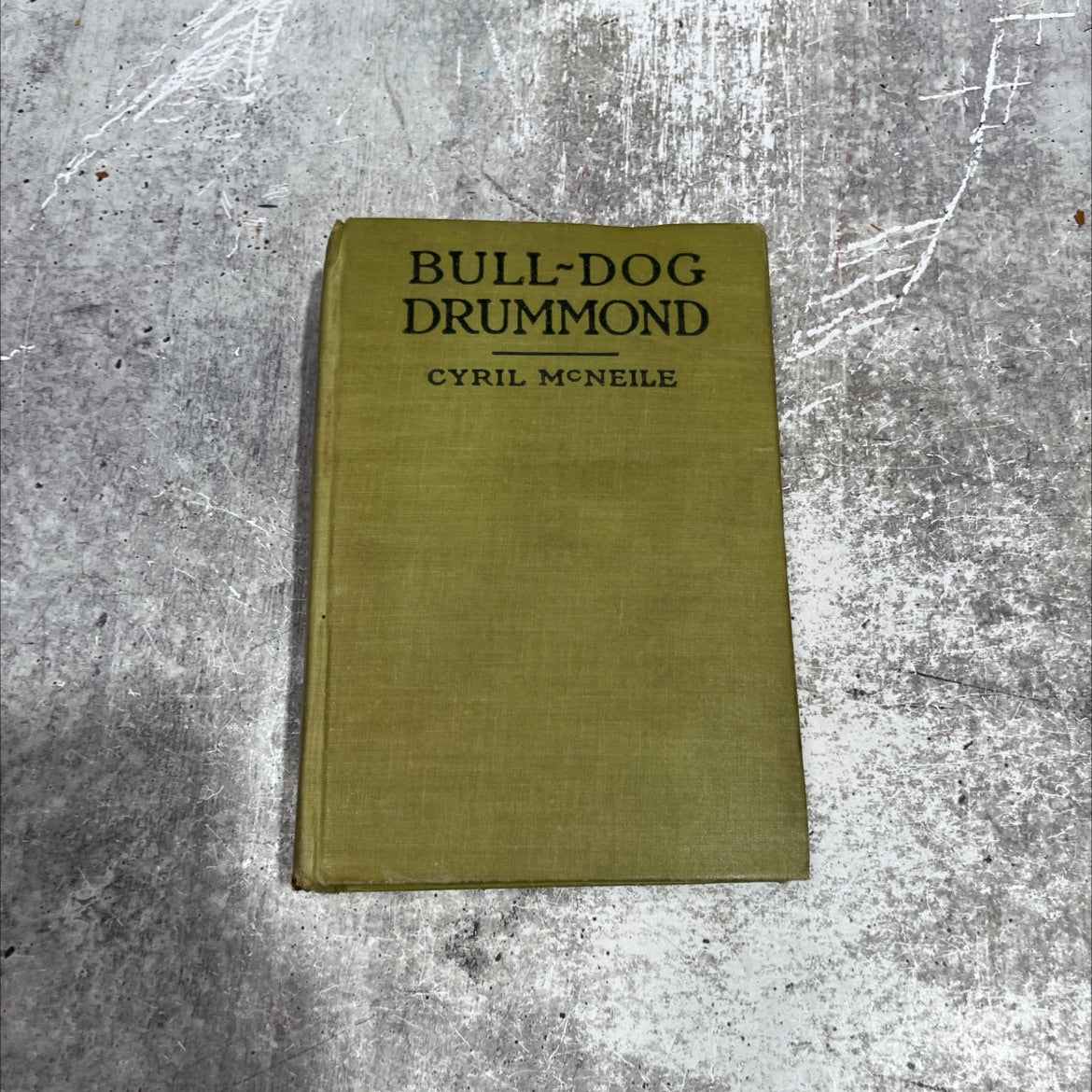 bull-dog drummond book, by cyril mcneile, 1920 Hardcover image 1