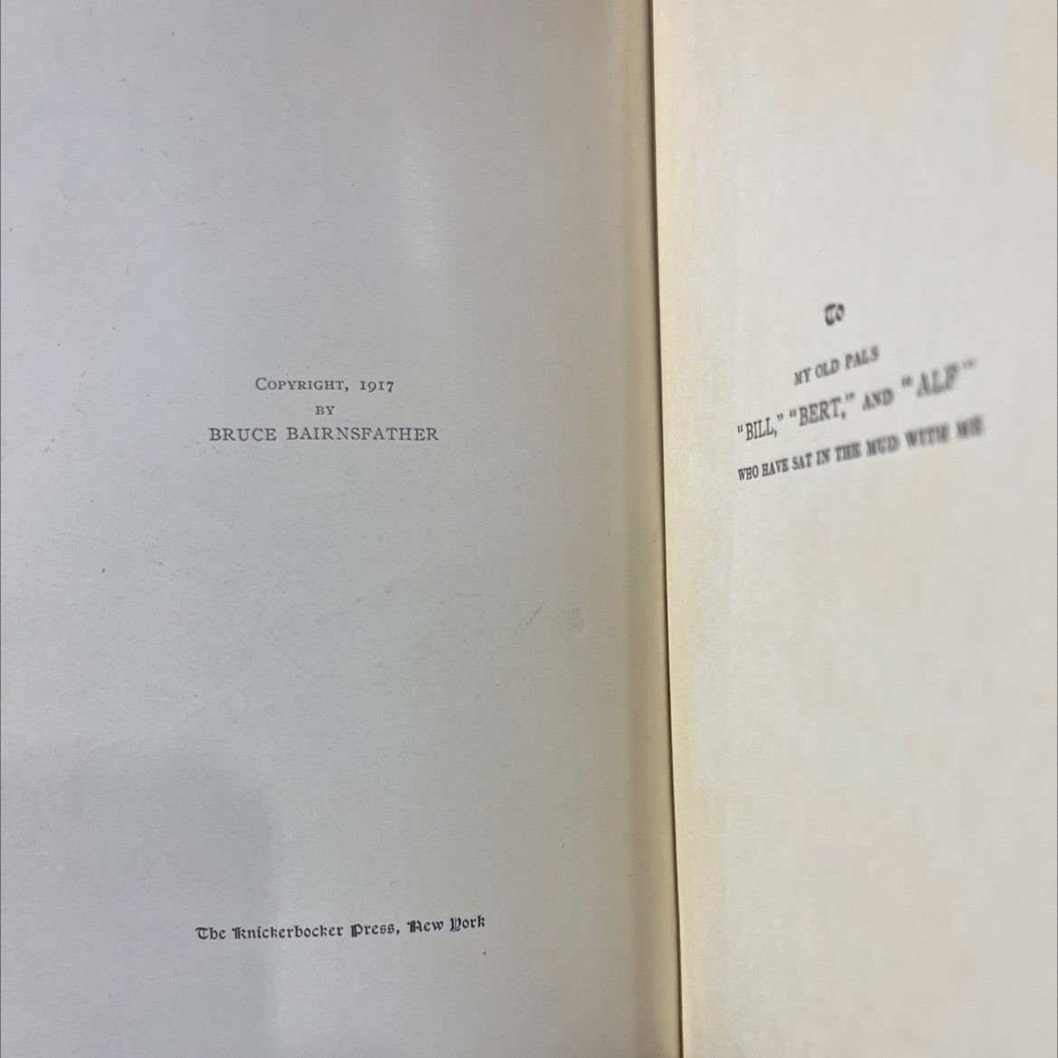 bullets & billets book, by Bruce Bairnsfather, 1917 Hardcover image 3