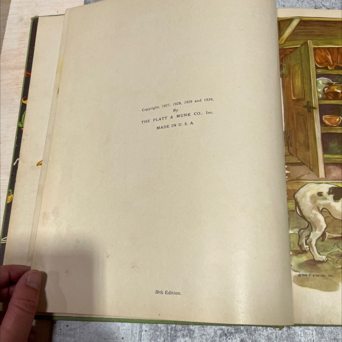 bura the brimful book trade mark a correction of mother goose rhymes animal stories book, by watty piper, 1939 Hardcover image 3