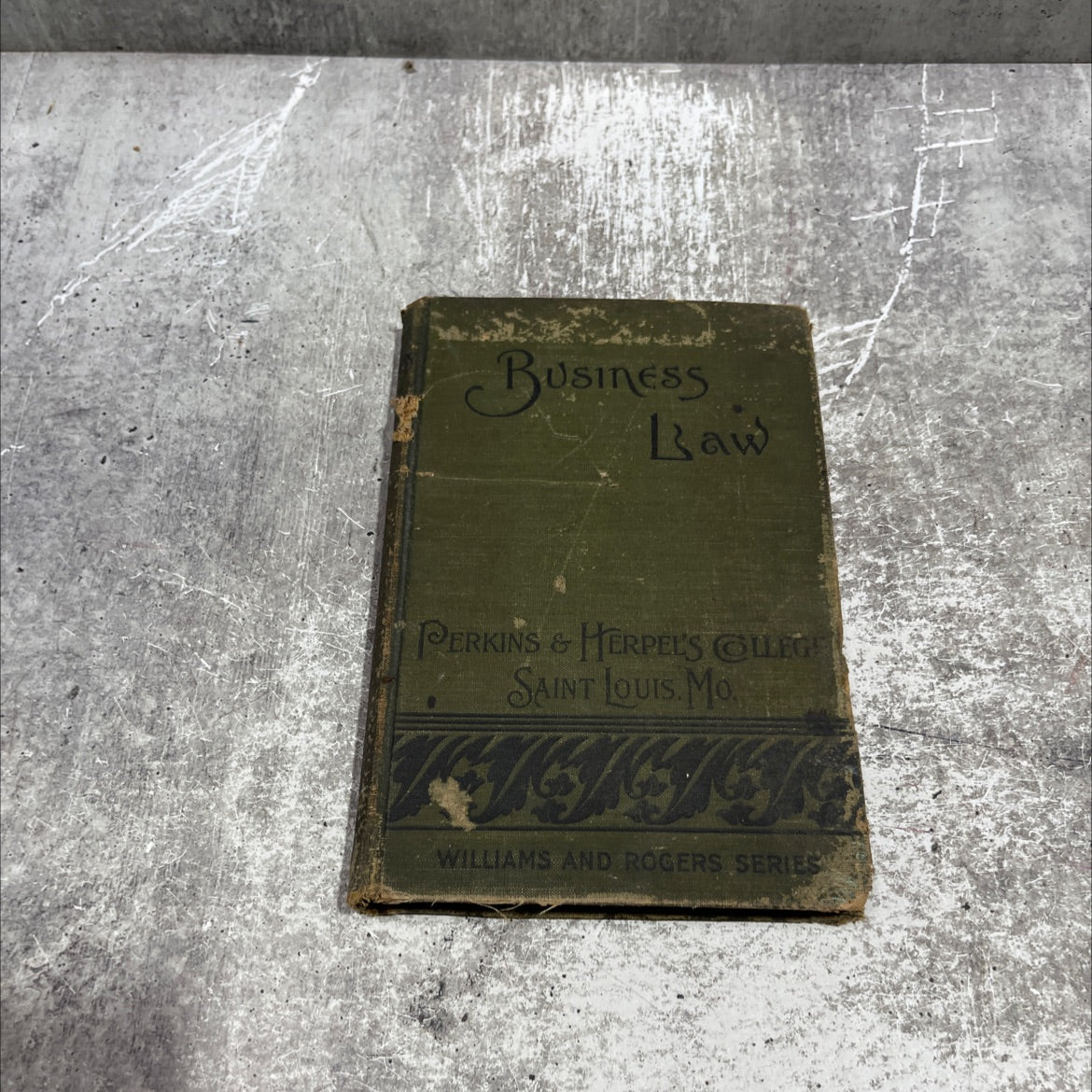 business law book, by myron t. bly, esq., 1891 Hardcover image 1