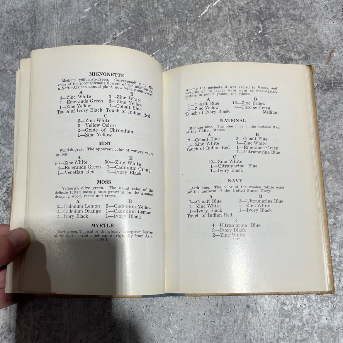 bustanoby's how to mix colors book, by jacques henri bustanoby, 1935 Hardcover image 4