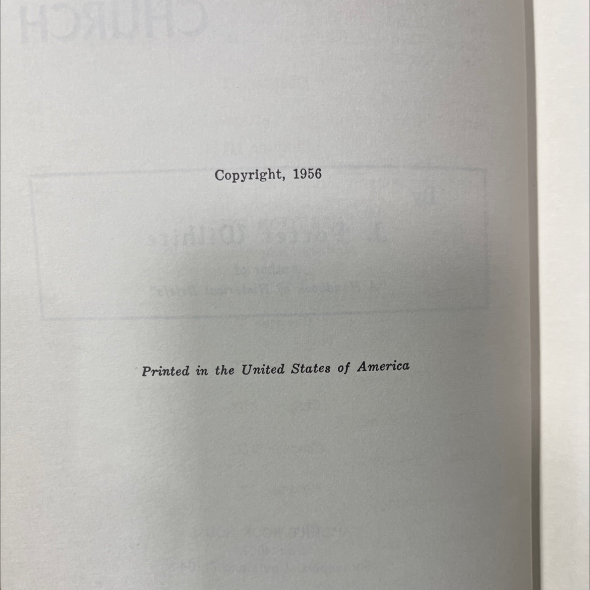 by modern churches and the church book, by J. Porter Wilhite, 1956 Hardcover image 3