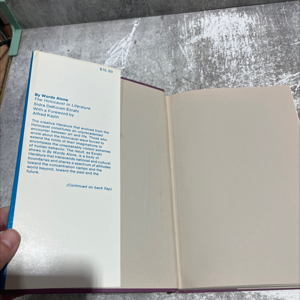by words alone the holocaust in literature book, by sidra dekoven ezrahi, 1980 Hardcover image 4