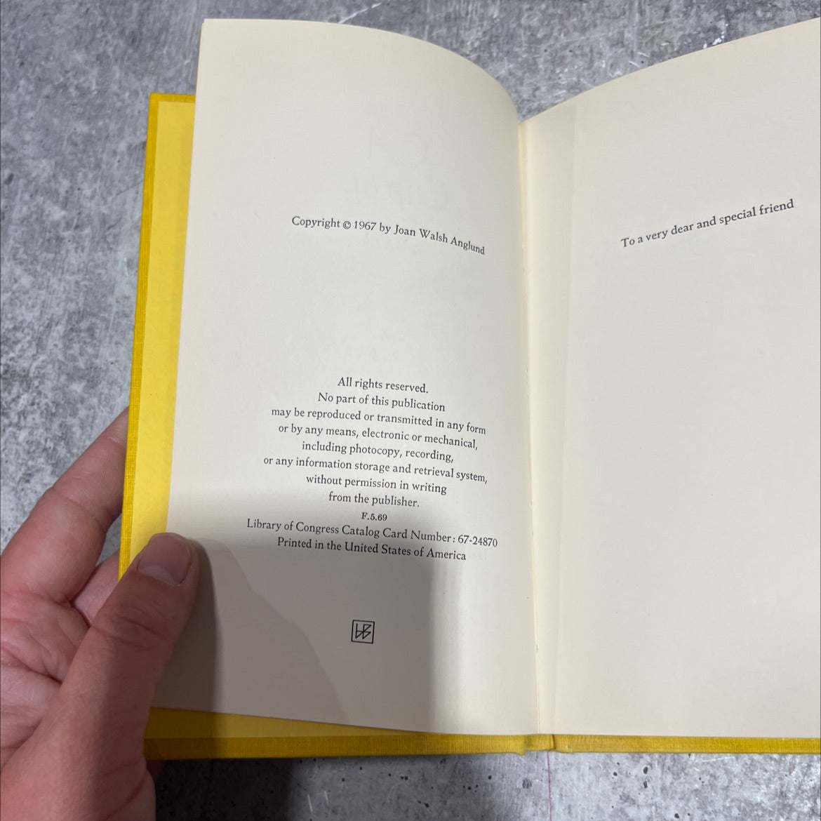ca cup of sun a book of poems book, by Joan Walsh Anglund, 1967 Hardcover image 3