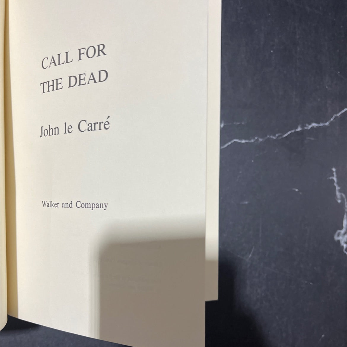 call for the dead book, by John le Carré, 1962 Hardcover image 2
