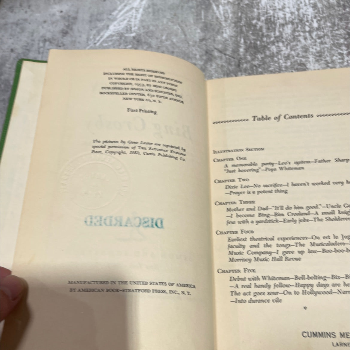 call me lucky book, by bing crosby, 1953 Hardcover image 3